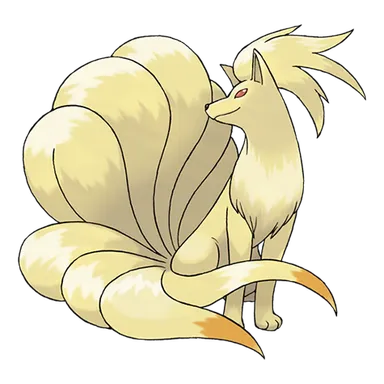 official artwork of ninetales